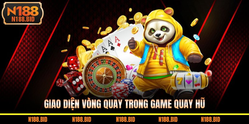 Giao diện vòng quay trong game quay hũ